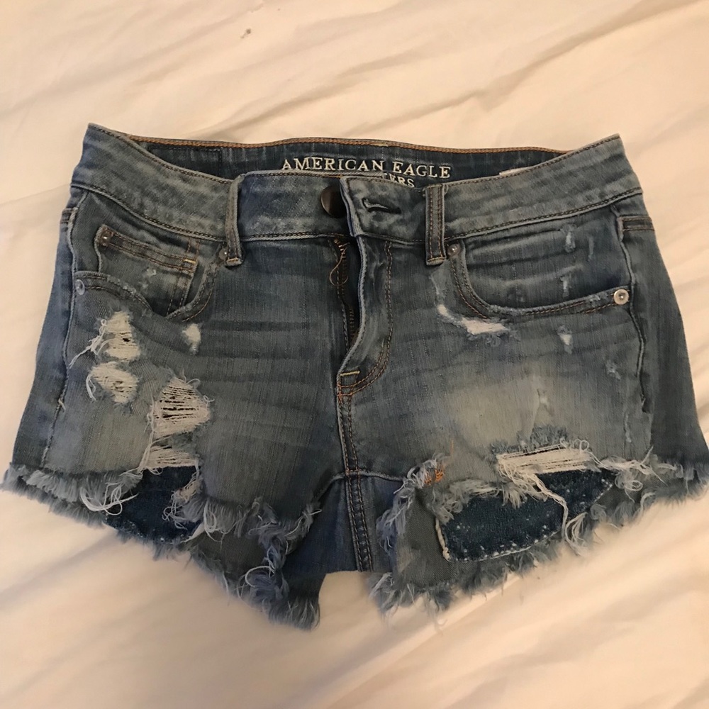 American eagle jean shorts